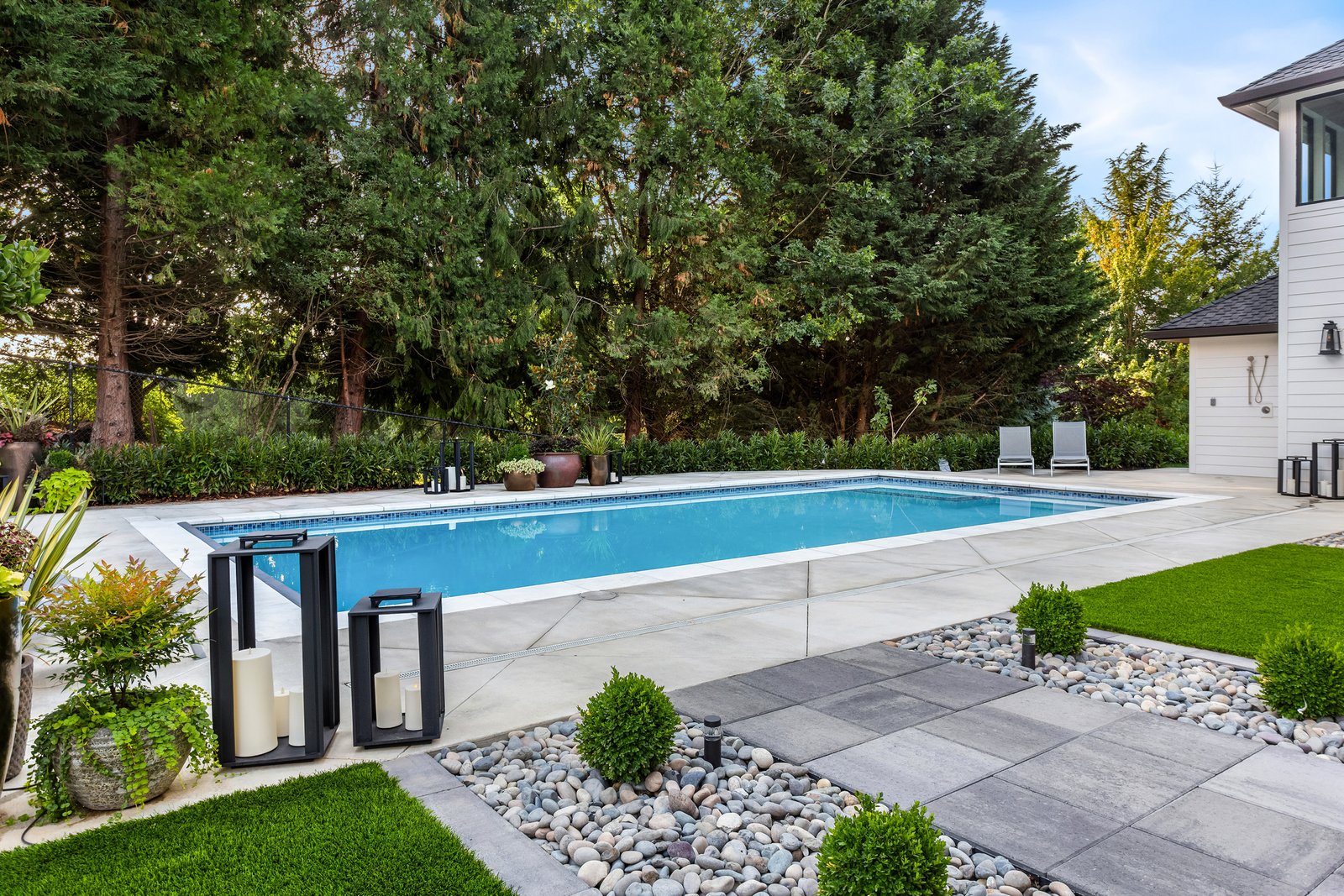 new pool and landscape design in los angeles